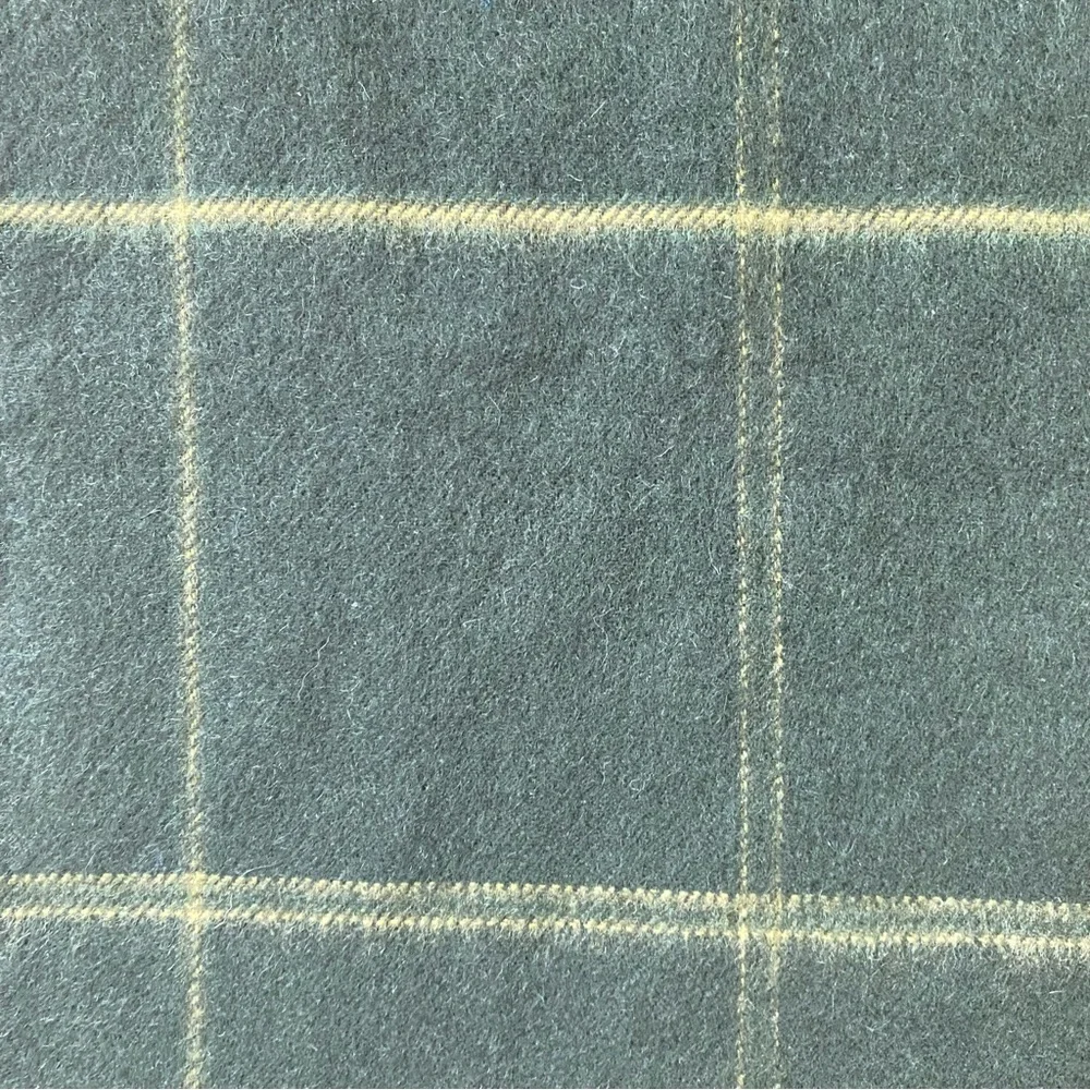 Nordstrom Cashmere Plaid Scarf in Green and Yellow
